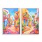 Stupell Industries Quaint Mediterranean Village 2 pc Framed Giclee Wall Art Set Design by Andrea Haase
